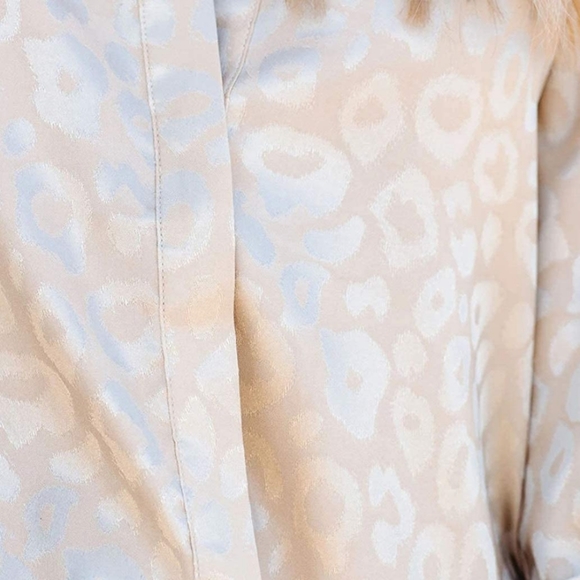 New Sexy Leopard Print Button Down Blouse - Picture 8 of 13